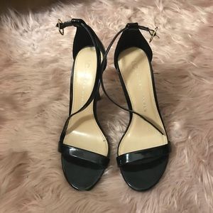Lauren Conrad Black Thin Strappy Heels